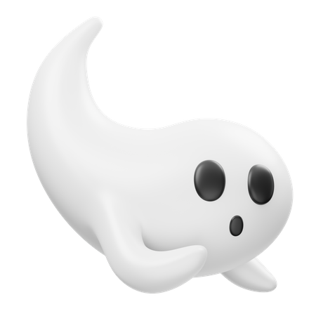 Fantasma confundido  3D Icon