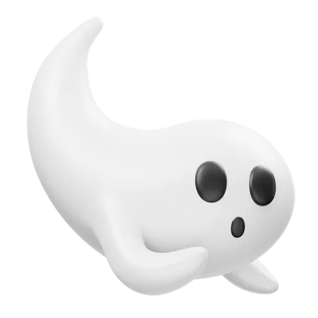 Fantasma confundido  3D Icon