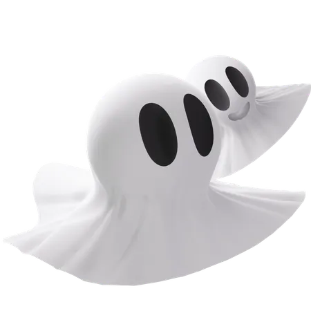 Fantasma de Halloween  3D Icon