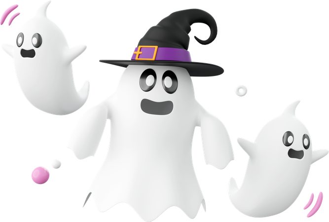 Fantasma de halloween  3D Icon