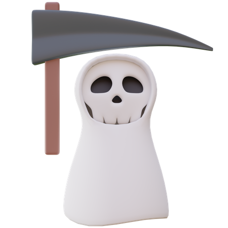 Fantasma del día de halloween  3D Icon