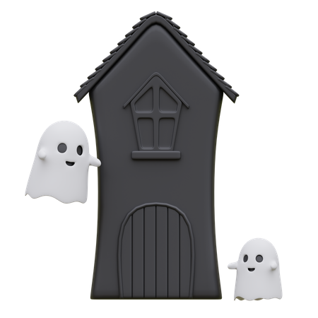 Fantasma del día de halloween  3D Icon