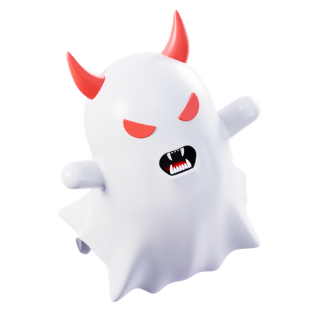 Fantasma demoníaco  3D Icon