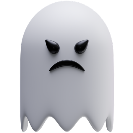 Fantasma enojado  3D Icon