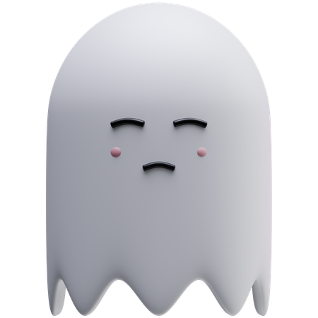 Fantasma enfurruñado  3D Icon