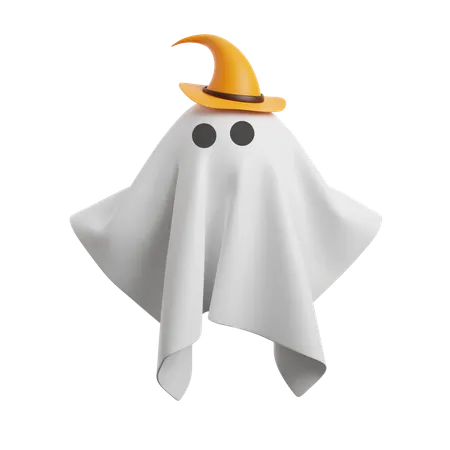 Fantasma espeluznante de halloween  3D Icon