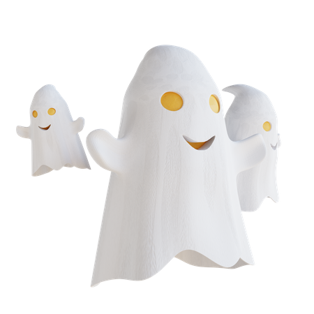 Fantasma fofo  3D Icon