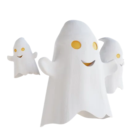 Fantasma fofo  3D Icon