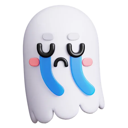 Fantasma llorando  3D Icon