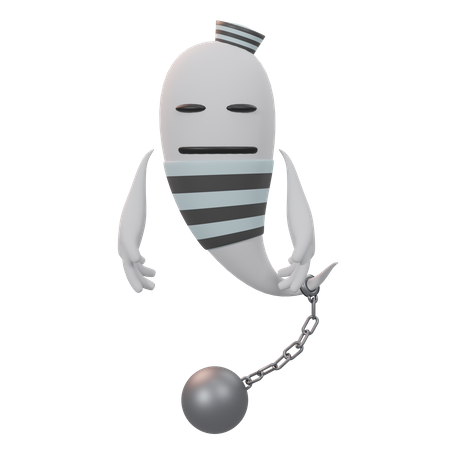 Fantasma prisioneiro  3D Icon