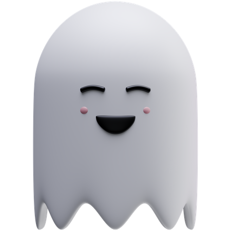 Fantasma riendo  3D Icon