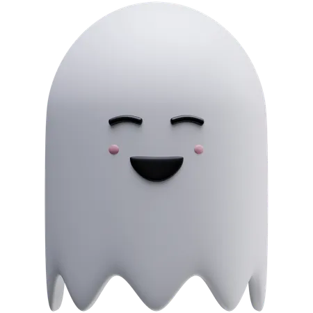 Fantasma riendo  3D Icon