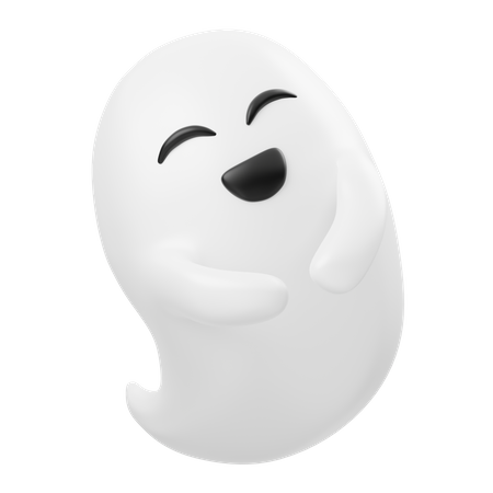 Fantasma riendo  3D Icon