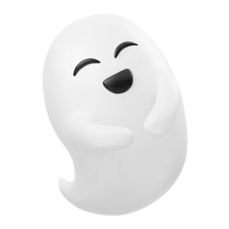 Fantasma riendo  3D Icon