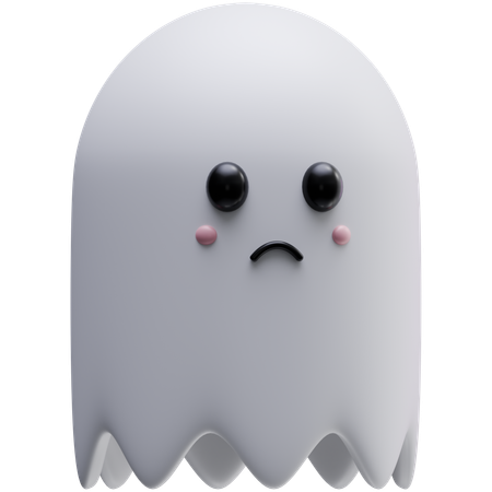 Fantasma triste  3D Icon