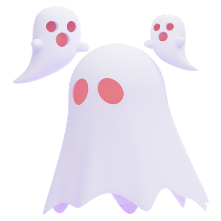 Fantasmas  3D Icon