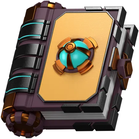 ファンタジーブック  3D Icon