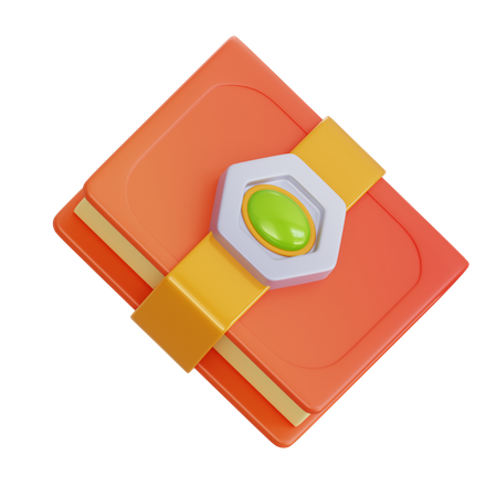 Fantasy Buch  3D Icon