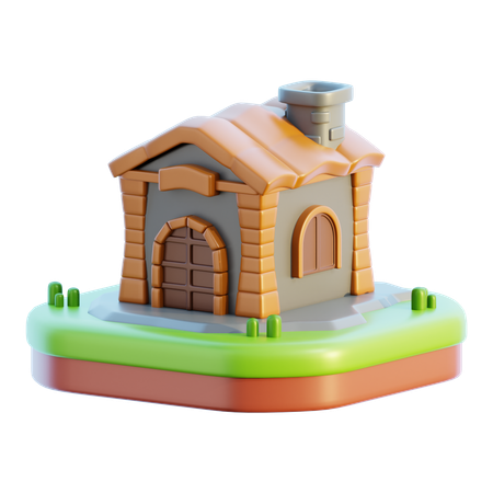 Fantasy House  3D Icon