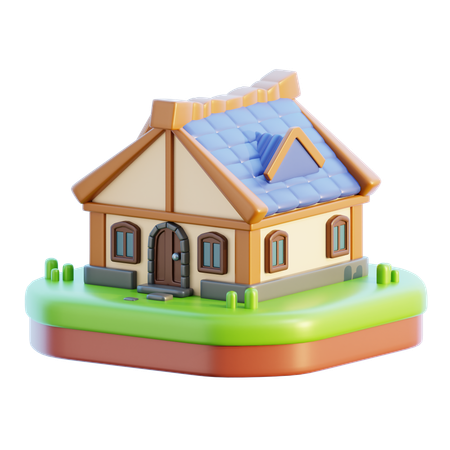 Fantasy House  3D Icon