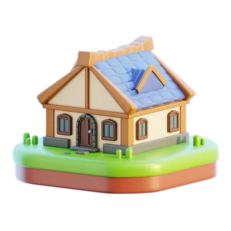 Fantasy House  3D Icon