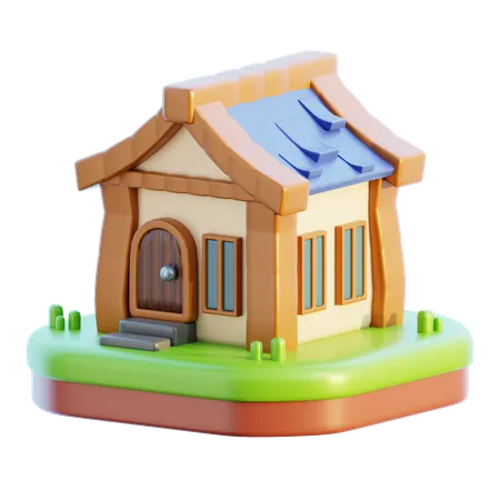 Fantasy House  3D Icon