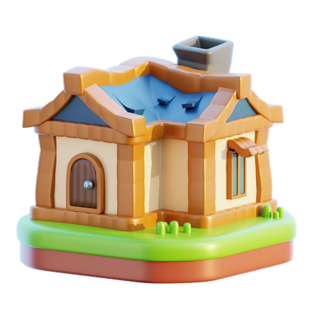 Fantasy House  3D Icon