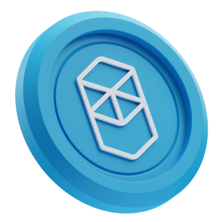 Fantom Cryptocurrency  3D Icon
