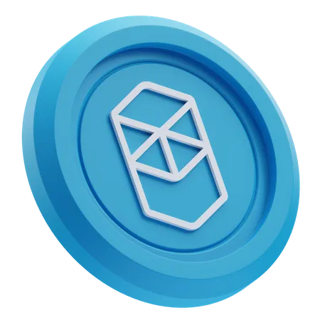 Fantom Cryptocurrency  3D Icon