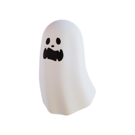 Fantôme blanc  3D Icon