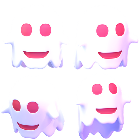 Des fantômes  3D Icon