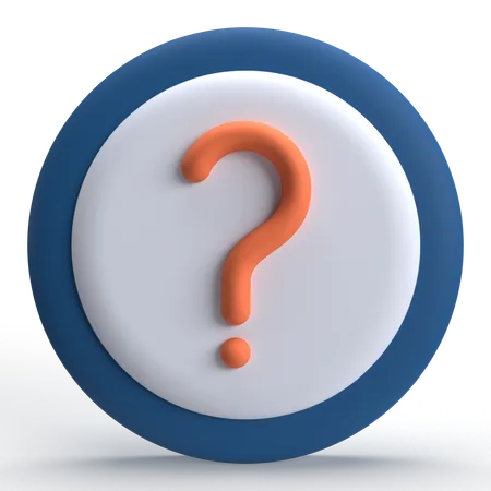 FAQ  3D Icon