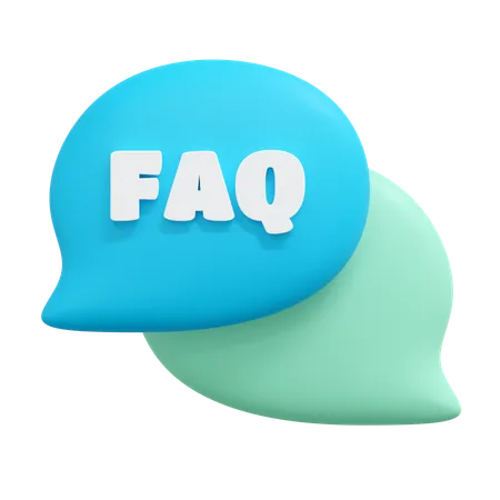 Faq Message Illustration 3D Icon