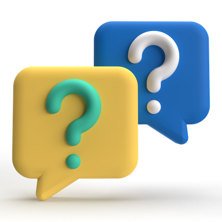 FAQ  3D Icon