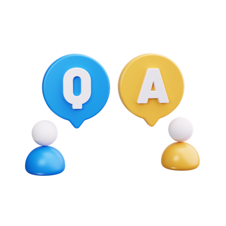 FAQ  3D Icon