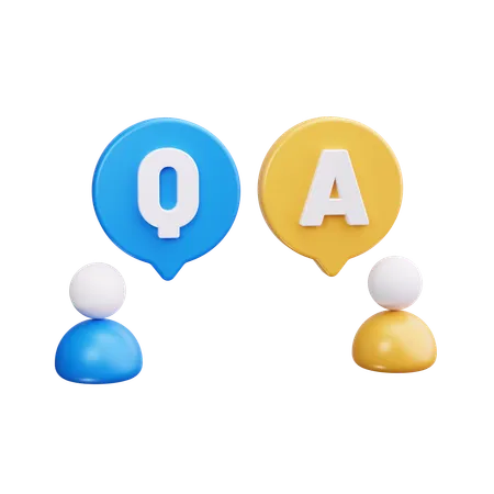 FAQ  3D Icon