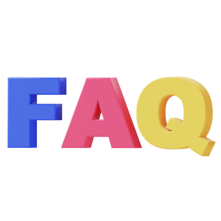 FAQ  3D Icon