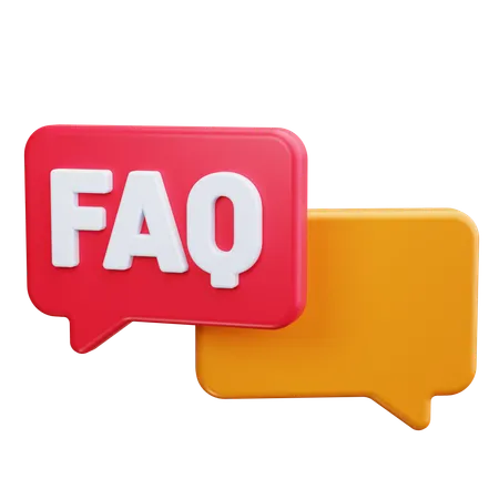 FAQ  3D Icon