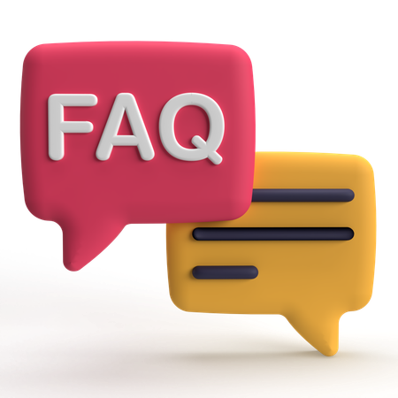 FAQ  3D Icon