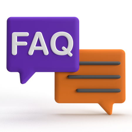 FAQ  3D Icon