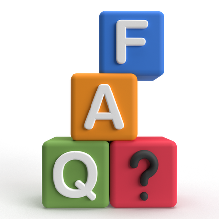 FAQ  3D Icon