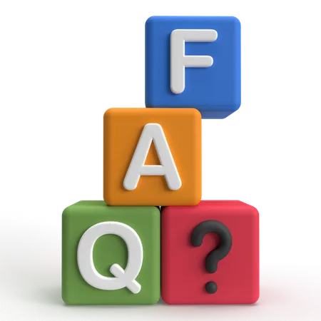 FAQ  3D Icon