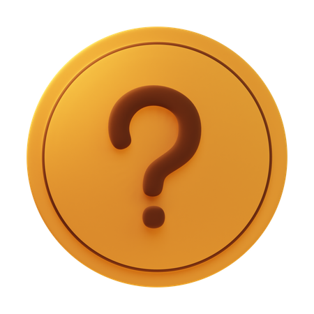 FAQ  3D Icon