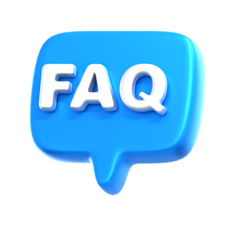FAQ  3D Icon