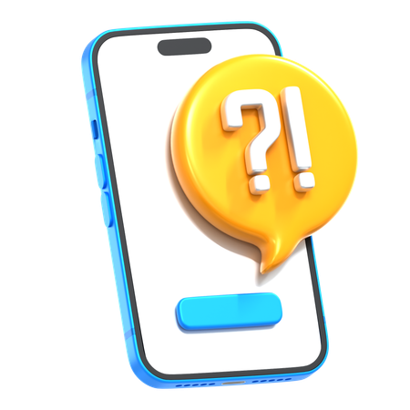 FAQ  3D Icon