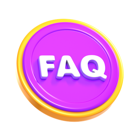 FAQ  3D Icon
