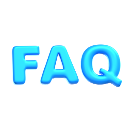 FAQ  3D Icon