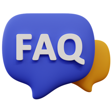 FAQ  3D Icon