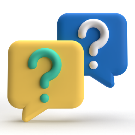 FAQ  3D Icon