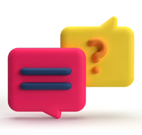 FAQ  3D Icon